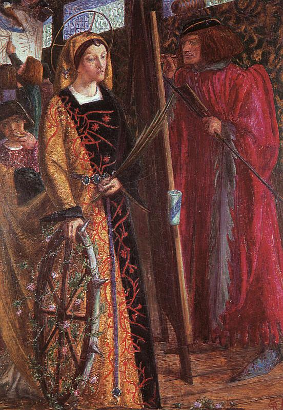 Dante Gabriel Rossetti Saint Catherine